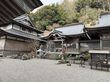 Temple 12 where I returned after my fall down the path on Shikoku.