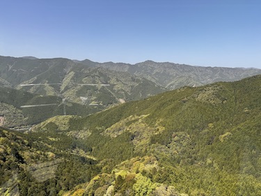 Another view from the ropeway at Tairyuji temple.