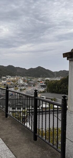 View of town from main hall.