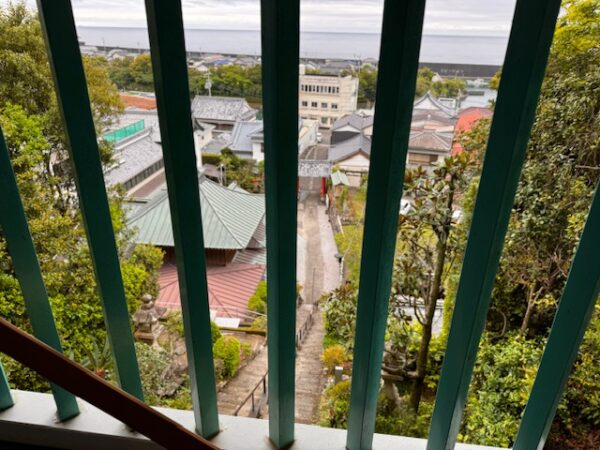 View of Muroto City in Kochi prefecture.