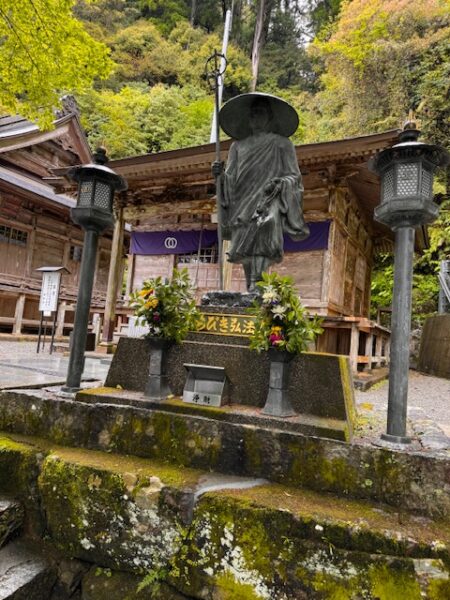 Kobo Daishi at temple 27, sekishodera in Kochi prefecture.