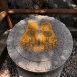 Buddha's footprint.