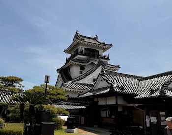 Kochi Castle in Kochi City on Shikoku island.