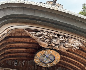 Dragon detail at main temple.