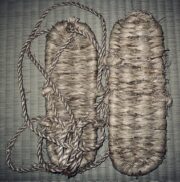 Waraji or rope sandals from Japan.