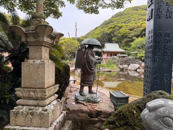 Kobo Daishi at temple 38 at Cape Ashizuri, near the Pure Land.