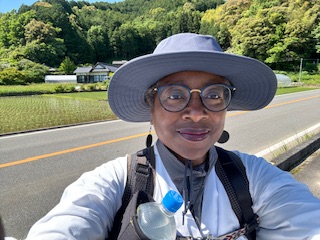 See an ohenro on Shikoku pilgrimage in Japan.