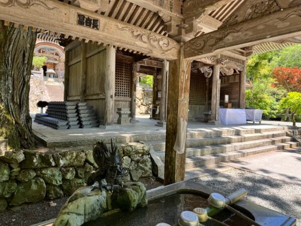 Gate at temple 43, Shikoku 88 pilgrimage.