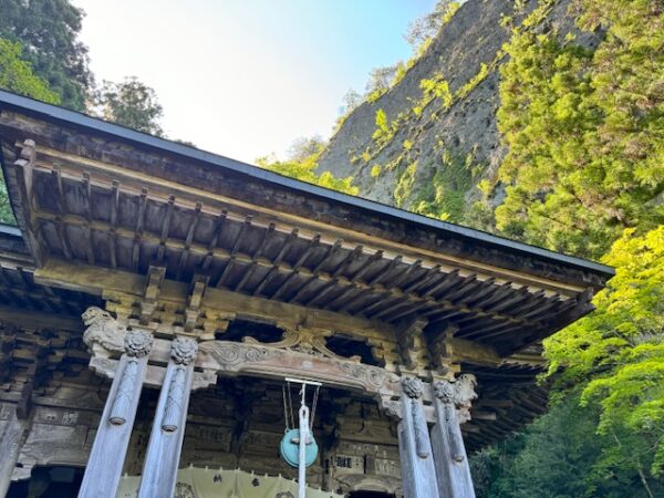 Main temple building at no. 45 on Shikoku in Japan.