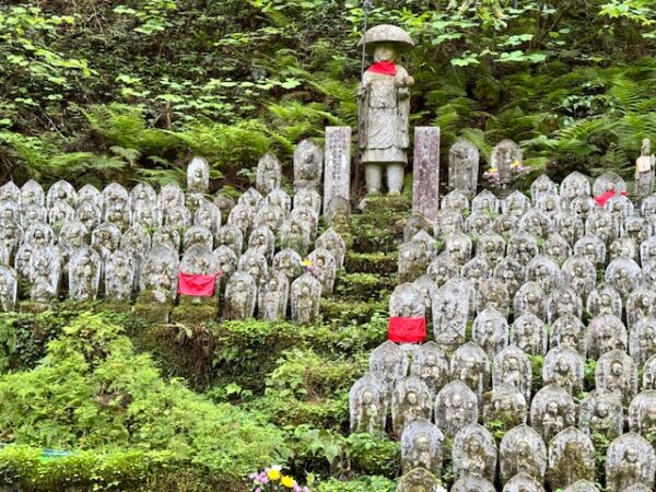 Jizo at temple 45 for deceased children.