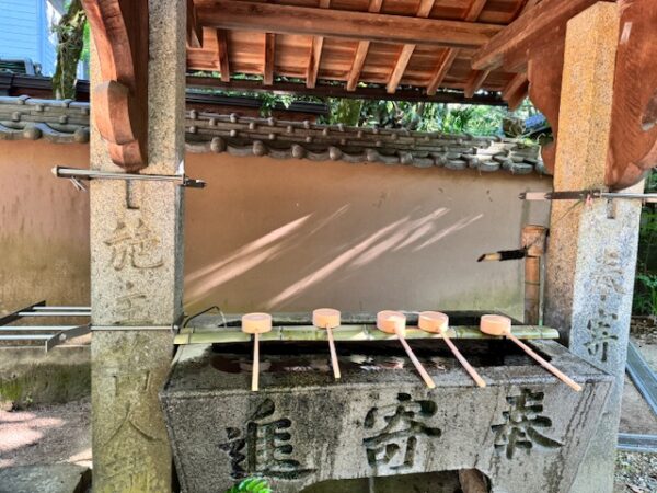 Temple fountain to wash and stretch before prayer at main temple.