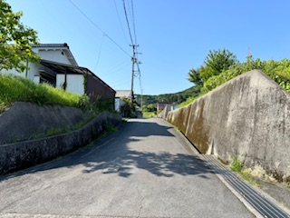 More stretch of road on Shikoku 88 pilgrimage.