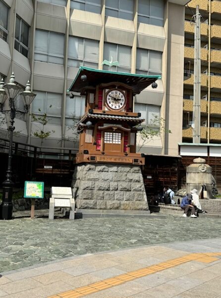 Botchan clock in Matsuyama, Japan.