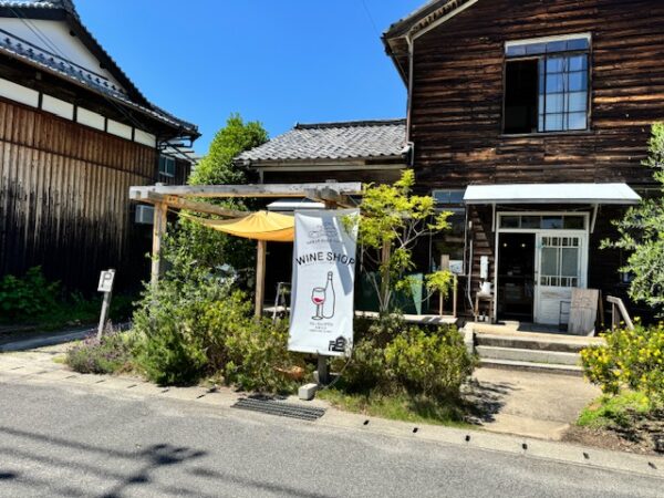 Wine shop on Omishima island.