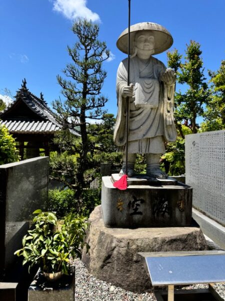 Kobe Daishi at one of the city temples in Imabari.