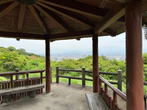 The observation deck at Kotohiki Park in Japan.