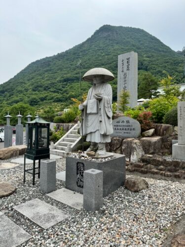 Another stone statue of Kukai.