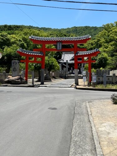 Miwa torii at temple 79, an unlikely symbol of peace.