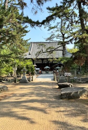 Main hall at Kokubun-ji in Kagawa home of the 7-storied pagoda.