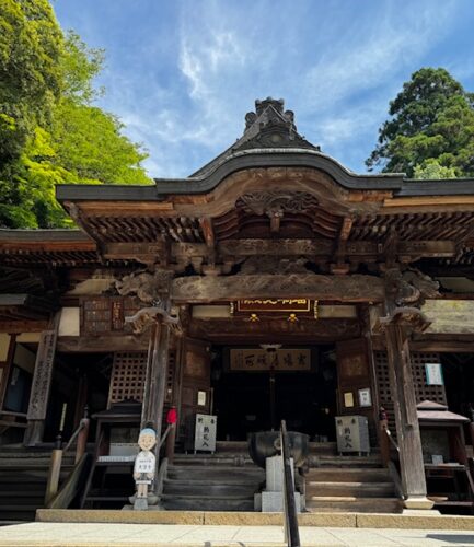 Main hall at Okubo-ji temple on Shikoku island.