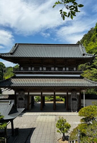 Front of gate to Okubo-ji temple on Shikoku island.3