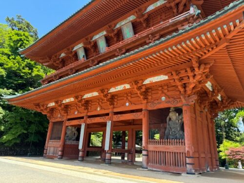 Great gateway at Koyasan, Japan.