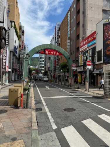 Ikuta Road in Kobe city in Japan.