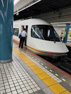 Bullet train at Osaka.