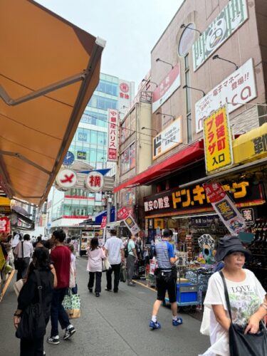 Shopping and amusements in Shibuya ward in Japan.