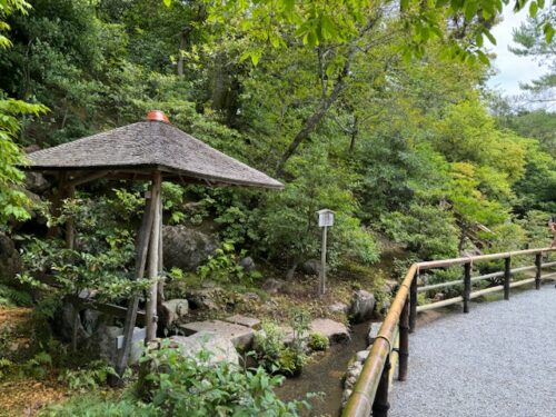 Structures on Kinkaku-ji in Kyoto, Japan.