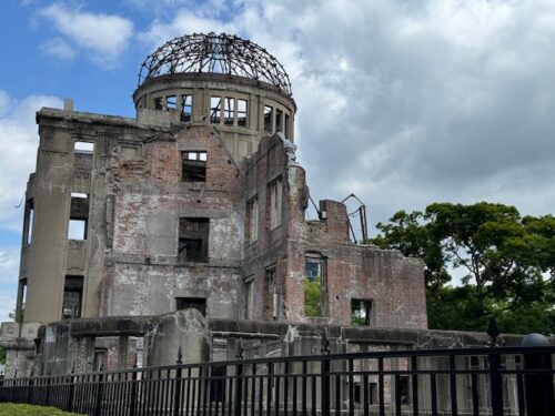 Hiroshima Exhibition Hall after A-bombing.2