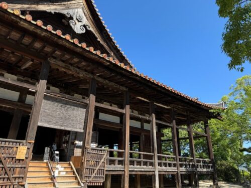 Prayer hall at Miyajima.