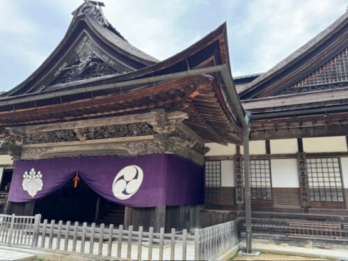 Main temple at Kongobun-ji at Koyasan in Japan.2