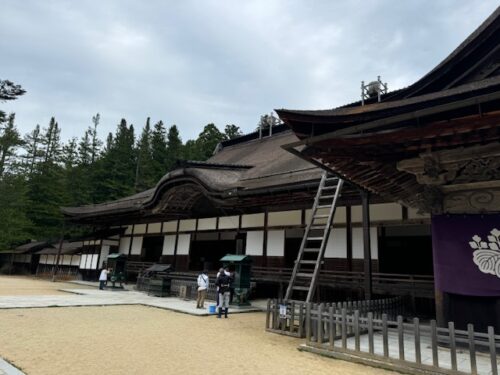 Main temple at Kongobun-ji at Koyasan in Japan.