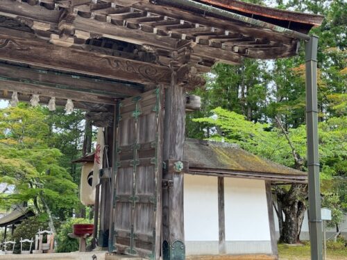 Second gate at Kongobun-ji at Koyasan, Japan.