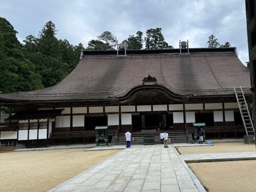 Main temple at Kongobun-ji at Koyasan in Japan.4