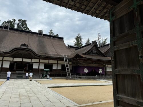 Main temple at Kongobun-ji at Koyasan in Japan.3