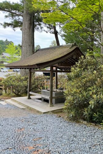 Fountain at Kongobun-ji at Koyasan, Japan.