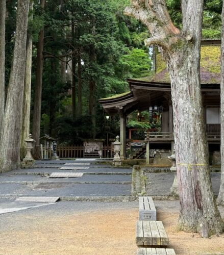 Sanno-in hall in Garan temple complex in Koyasan, Japan.