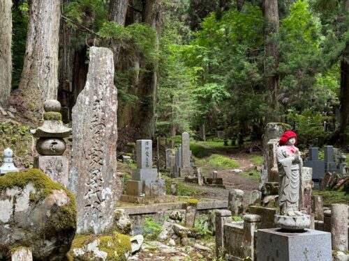 Tombs and other structures in Okunoin in Koyasan, Japan.3