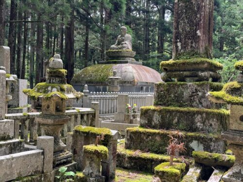 Tombs and other structures in Okunoin in Koyasan, Japan.9