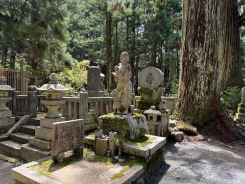 Tombs and other structures in Okunoin in Koyasan, Japan.6