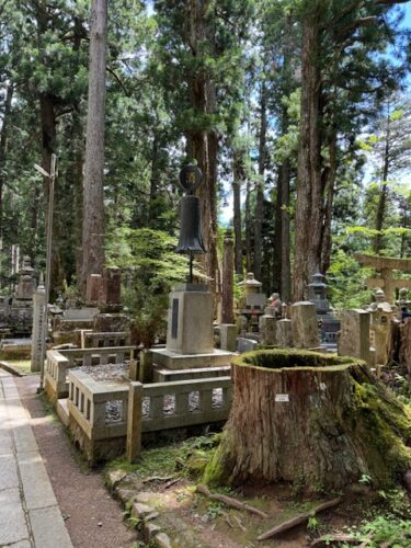 Tombs and other structures in Okunoin in Koyasan, Japan.8